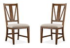 Bay Creek - Dining Side Chair With Upholstered Seat (Set of 2) - Toasted Nutmeg