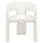Carlow Upholstered Dining Arm Chair White (Set of 2)