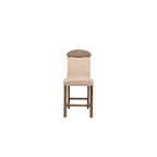 Maurice - Counter Height Chair (Set of 2) - Linen & Oak
