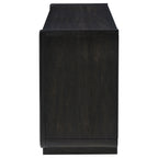 Leandro 2-drawer Entryway Sofa Console Table Burnished Black