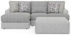 Titan - Sectional With Comfort Coil Seating, Cocktail Ottoman And Accent Pillows Included