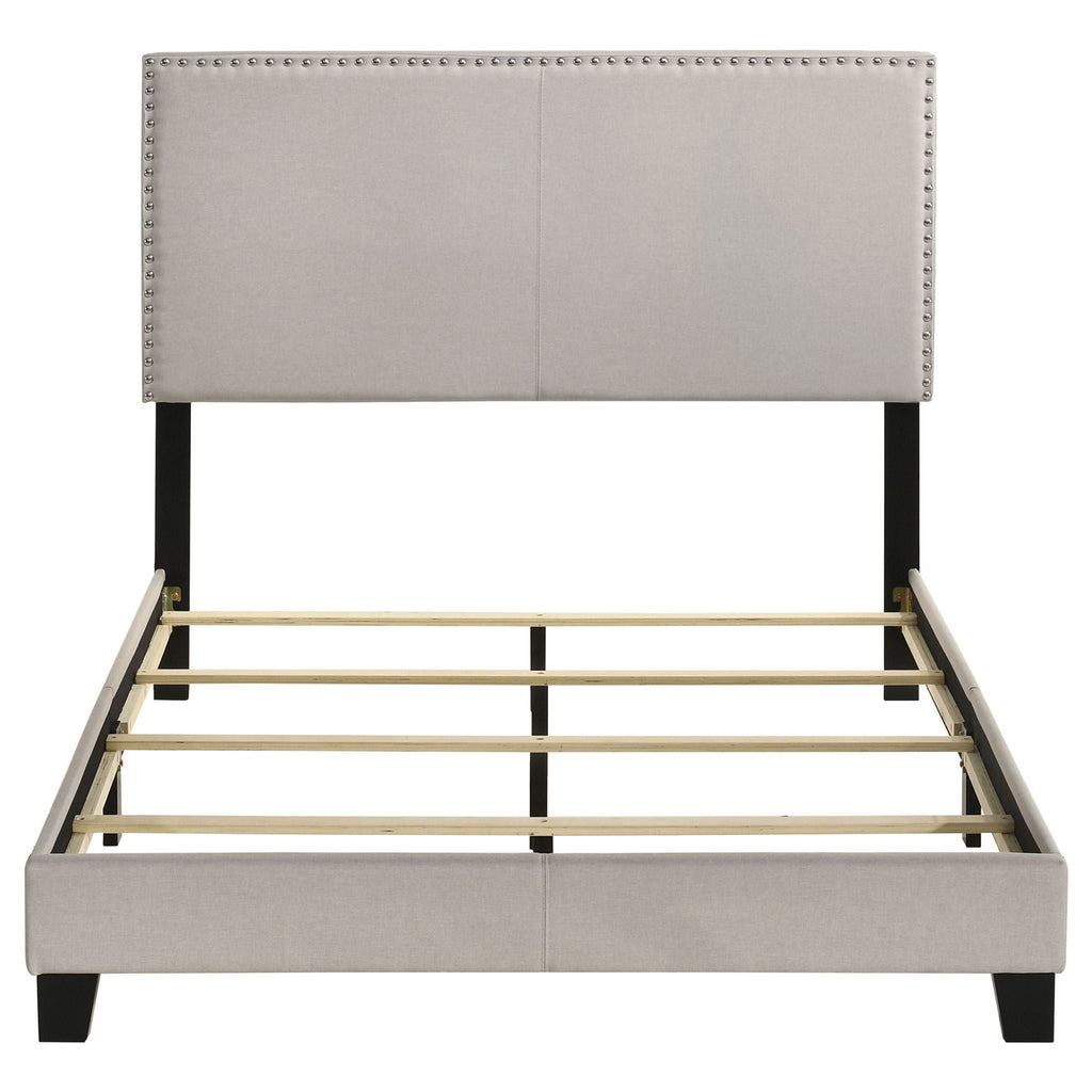 Boyd Upholstered Full Panel Bed Ivory