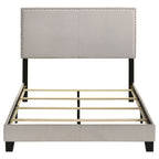 Boyd Upholstered Full Panel Bed Ivory