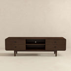Alexa - TV Stand - Dark Brown / Wood