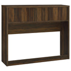 Westpark 49-inch Queen Bookcase Headboard Dark Pine