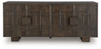 Cato - Accent Cabinet - Dark Brown