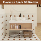Floating Bathroom Vanity With Vessel Sink