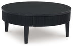 Marstream - Round Cocktail Table - Black