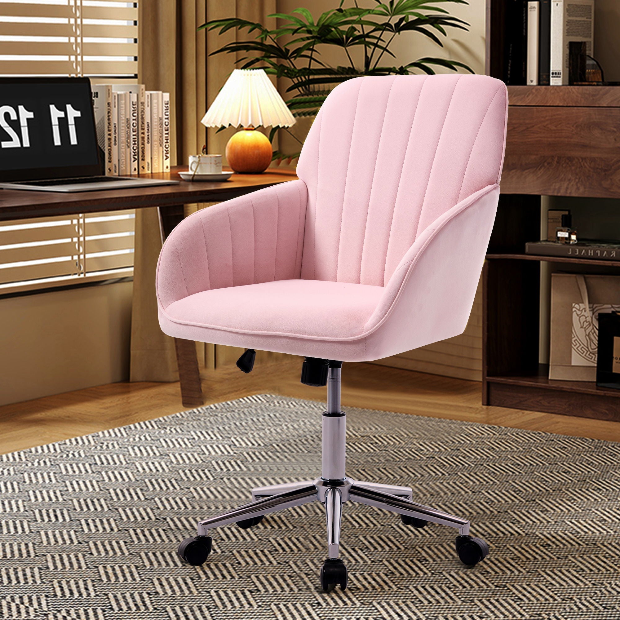 Adjustable Ergonomic Office Chair, Swivel Backrest Seat