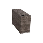 Modern Rattan Wicker Seating Group With Cushions