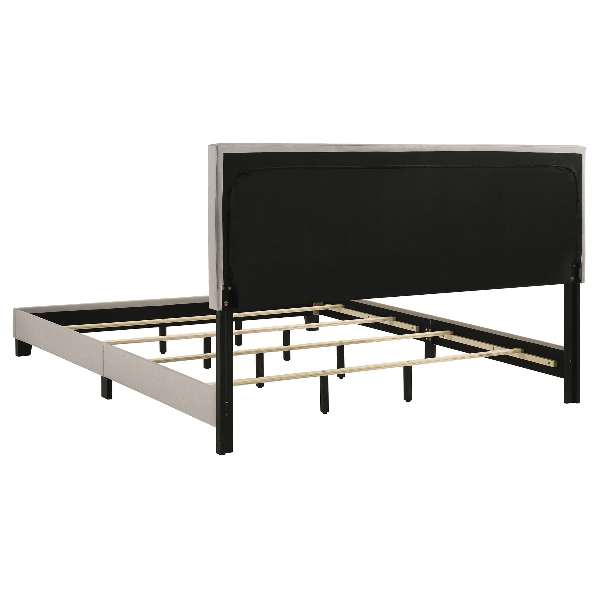 Boyd Upholstered California King Panel Bed Ivory