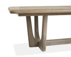 Braelyn - Extendable Trestle Dining Table - Dorian Gray
