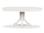 Willowbrook - Extendable 48" Round Dining Table - Egg Shell White
