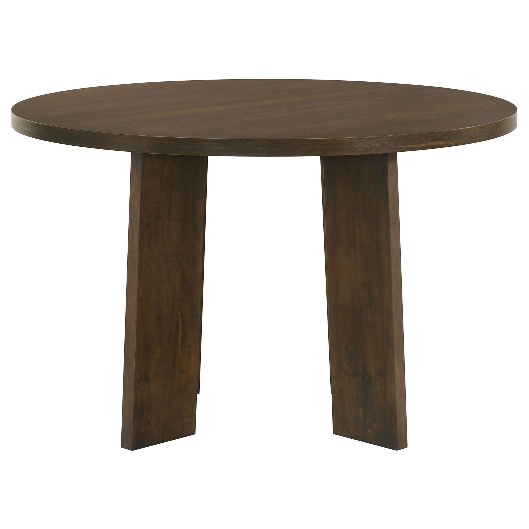 Strouse 5-piece Dining Set Cream and Walnut