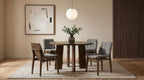 Strouse 5-piece Dining Set Grey and Walnut