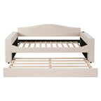 Upholstered Daybed With Storage Armrests, Trundle And Latest Integrated tooth Audio System