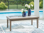 Rainier Ranch - Rectangular Cocktail Table - Brown / Beige