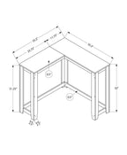 Corner Accent Console Table For Entryway, Unique Design Contemporary & Modern