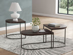 Vanmore - Occasional Table Set (Set of 3) - Dark Brown