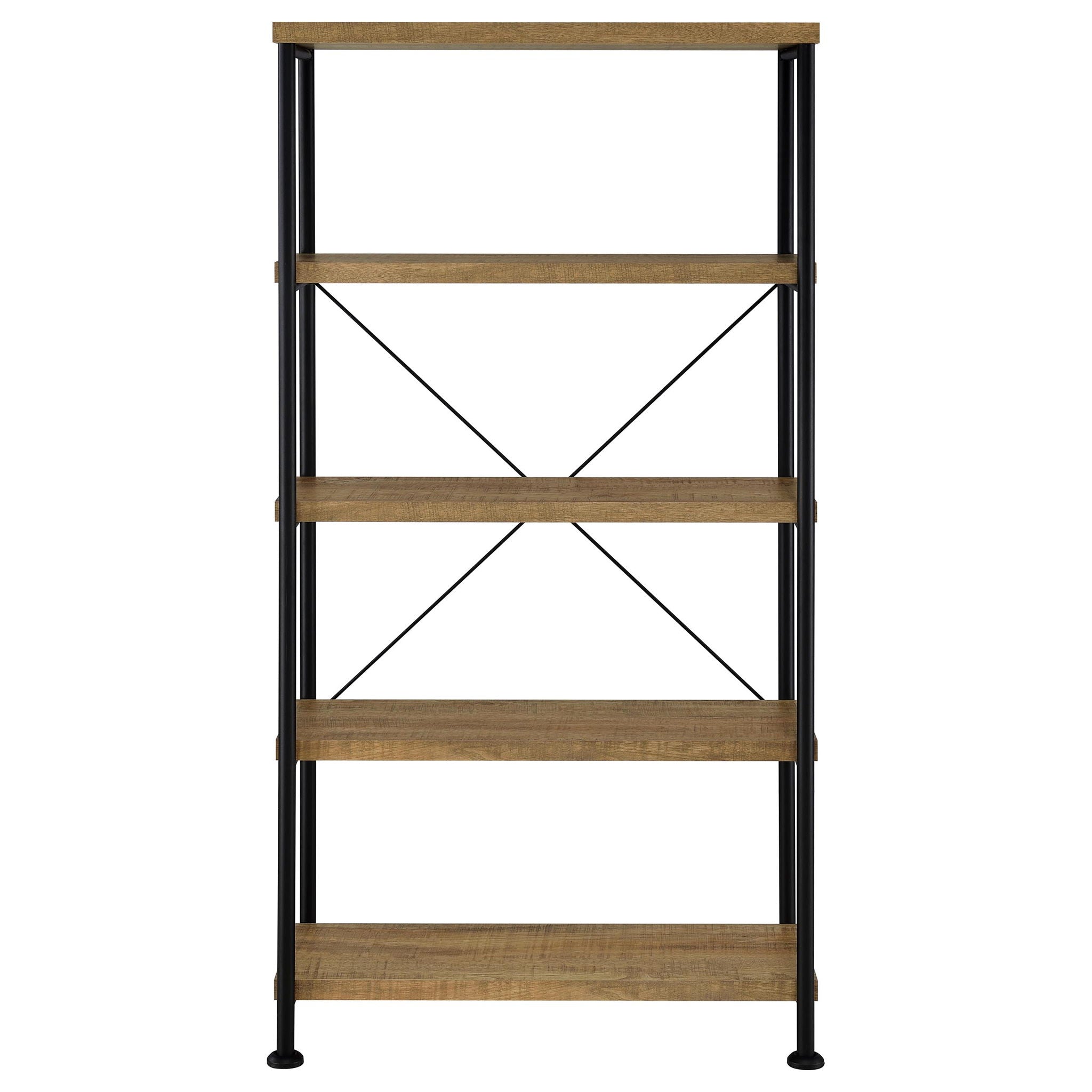 Analiese 63-inch 4-shelf Bookshelf Mango