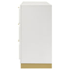 Caraway 6-drawer Dresser White