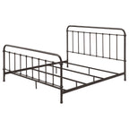 Livingston Metal Eastern King Open Frame Bed Dark Bronze