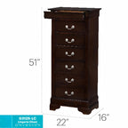 Traditional Style Lingerie Storage Chest Timeless