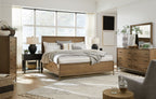 Lindon - Dark Open Nightstand - Coffee Bean