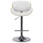 Marana - Handcrafted Bentwood Adjustable Swivel Bar Stool