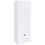Laughlin 4-shelf Engineered Wood Media Tower White