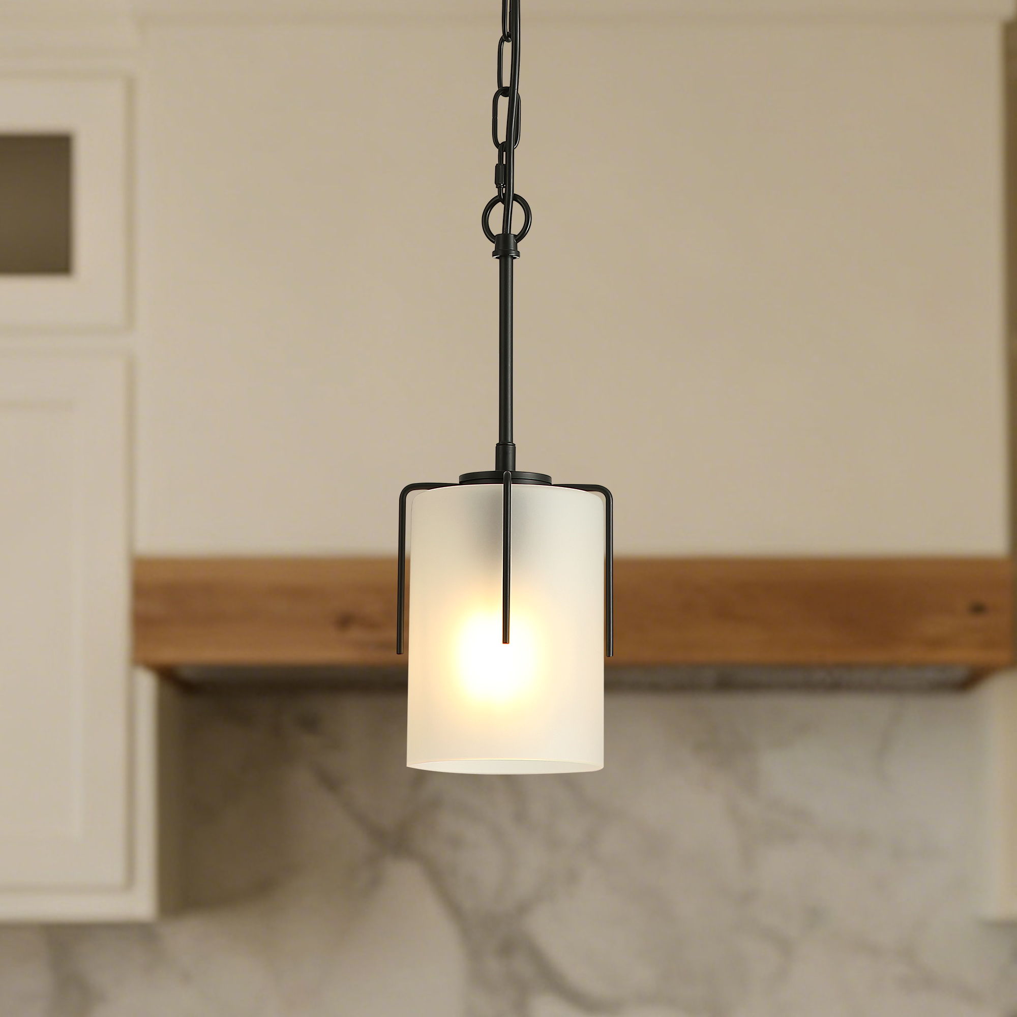 Adjustable Cylindrical Pendant Light