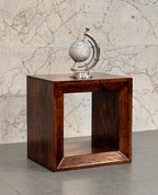 Solis - Open Side Table - Brown