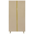 Dalton 65-inch 6-shelf Bookcase White and Distressed Pine