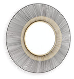 Dallmen - Accent Mirror - Black / Gold Finish