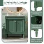 Bathroom Vanity Cabinet With Sink, Soft Close Doors, Storage Cabinet