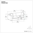 Jasmine - Handcrafted Sofa