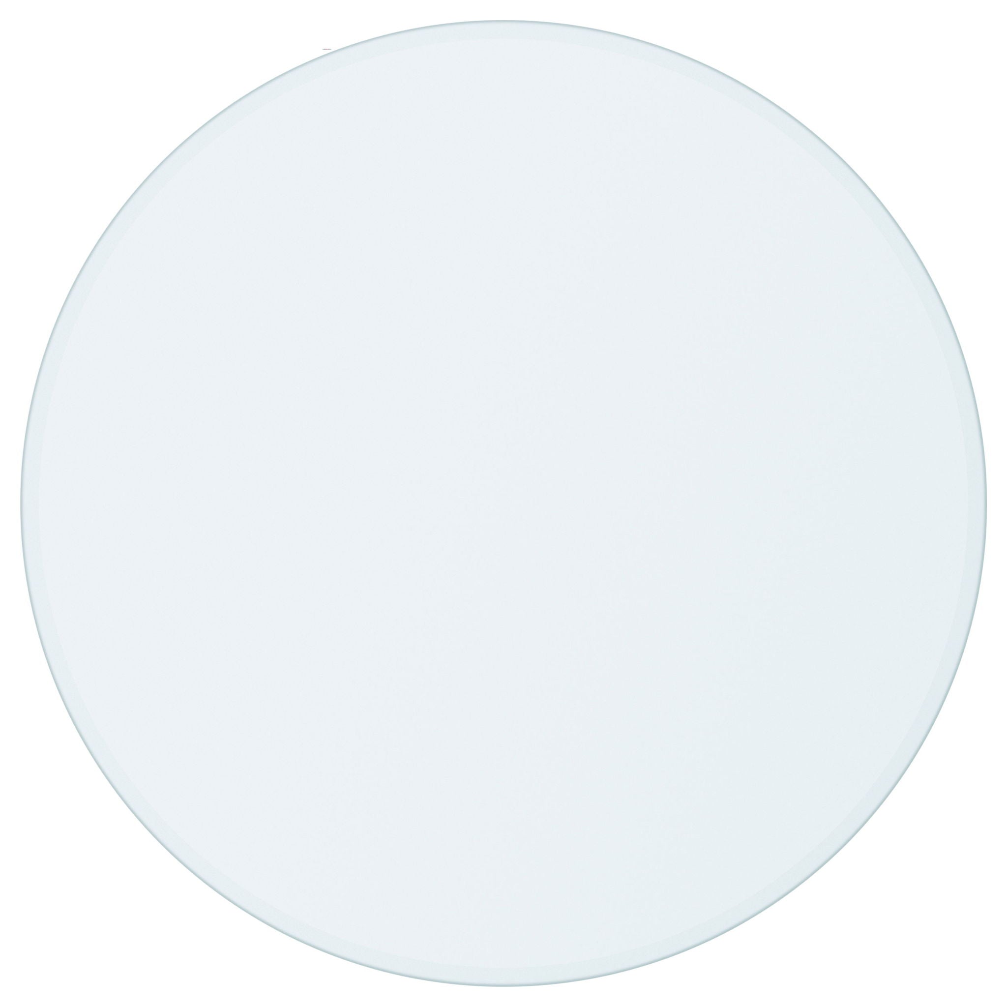 Glass Tops 48-inch 6mm Round Clear Tempered Glass Top