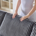 Convertible Sectional Sofa, Sleeper Oversized Living Room Lounge