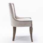 Ultra - Side Dining Chair, Nail Head (Set of 2)