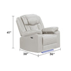 Challenger - LED Power Recliner Chair