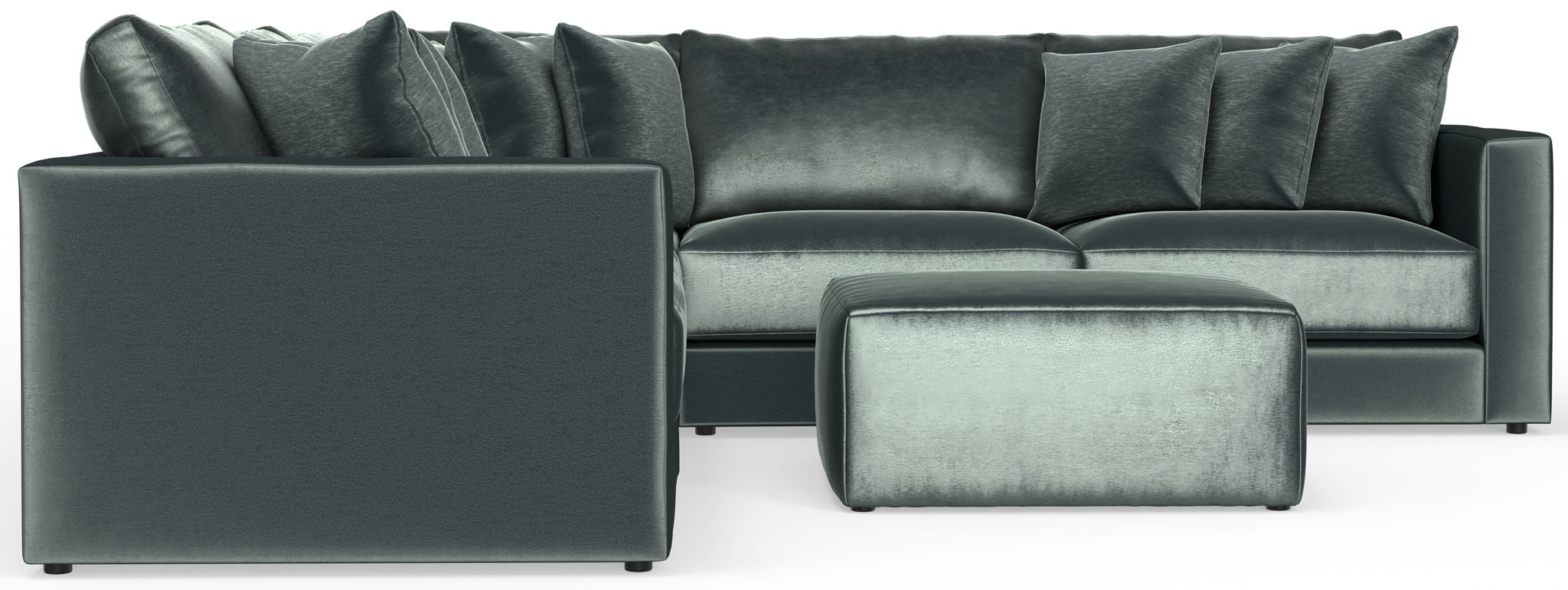 Remington - Modular Sofa And Cocktail Ottoman - Pine