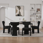 Armless Curved Back Accent Chairs