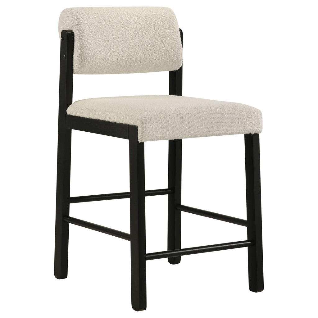 Decker 7-piece 70-inch Rectangular Counter Height Dining Set Cream and Black
