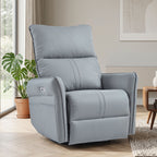 270° Power Swivel Rocker Glider Recliner Chair With USB Ports