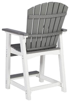 Transville - Barstool (Set of 2) - Gray / White