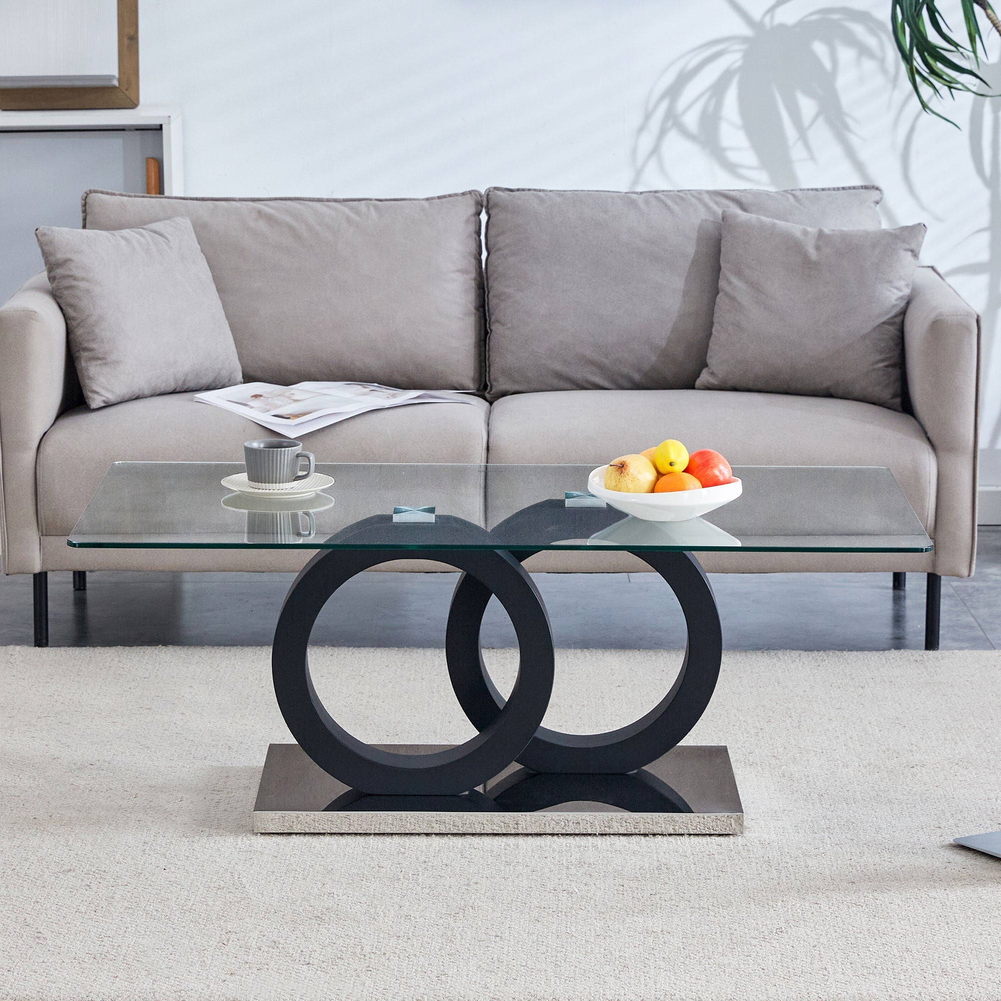 Minimalist Coffee Table - Black