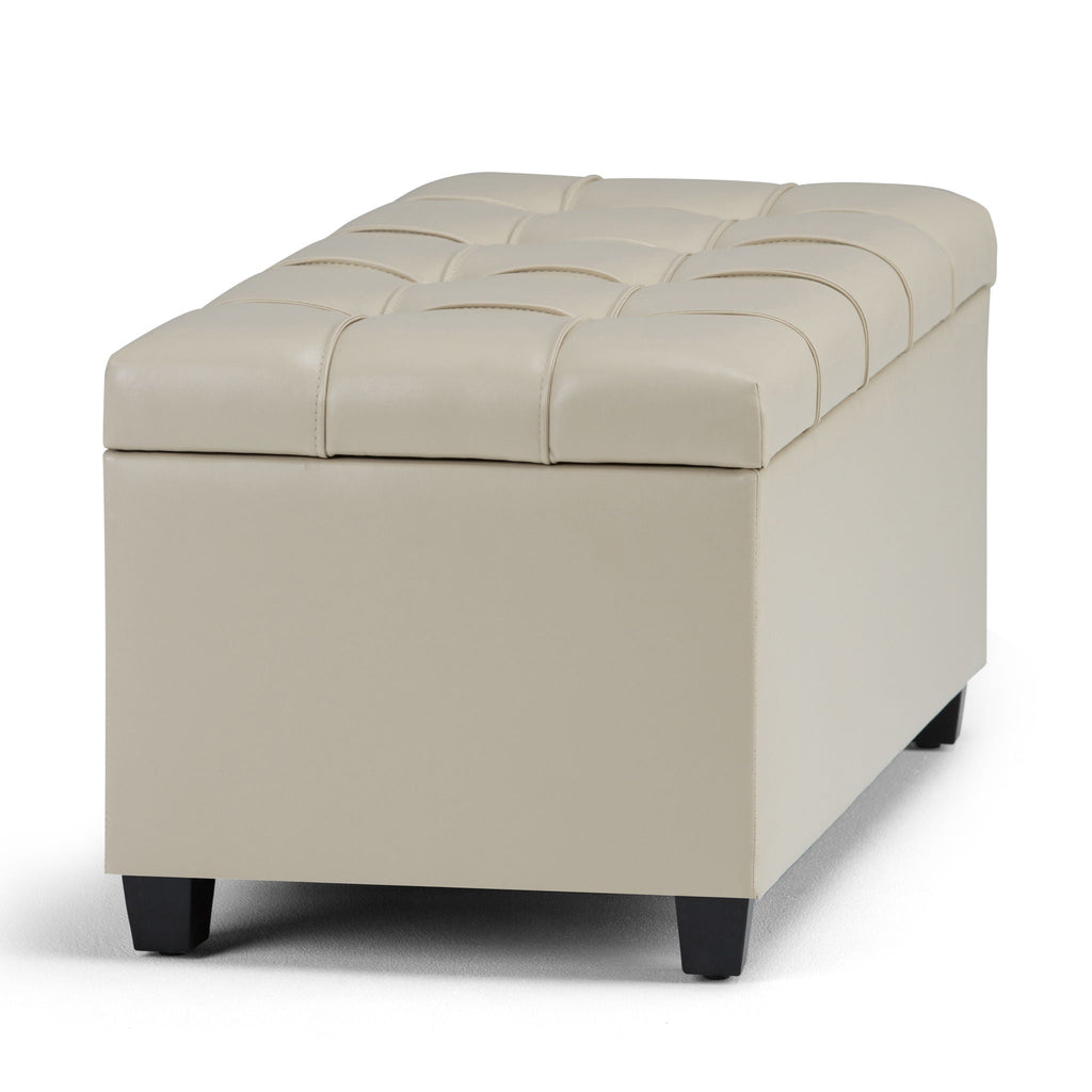 Sienna - Upholstered Storage Ottoman Bench