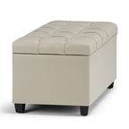 Sienna - Upholstered Storage Ottoman Bench