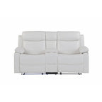 Blanche - Reclining Set With LED Lights, Speaker