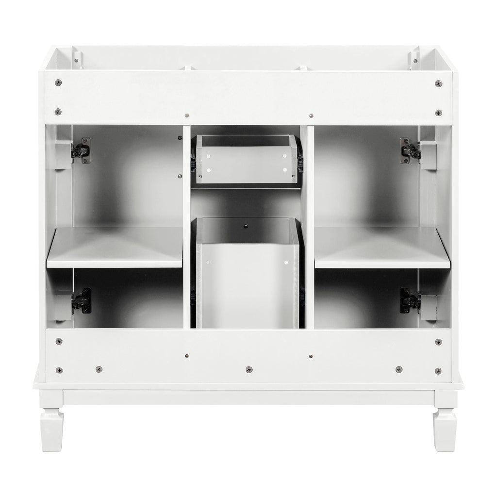 Bathroom Vanity Cabinet With 2 Soft Closing Doors And 2 Drawers